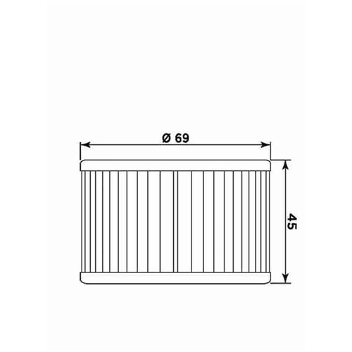 Miw Oil Filter Ky7004 - Hf561 - Kymco