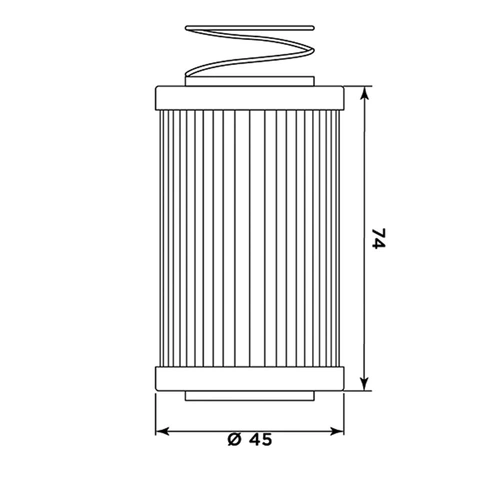 Miw Oil Filter Mv21002 - Hf567 - Mv Agusta
