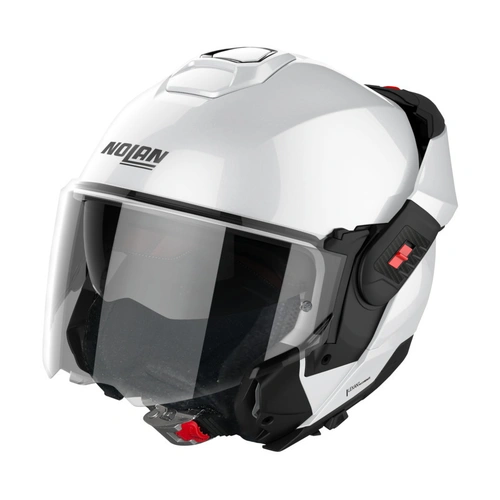 Nolan N120-1 Flip Over Classic Helmet - Metal White