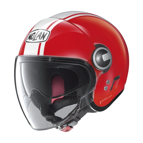 Nolan N21 Dolce Vita Helmet - Red/White - M - SKU:NHN21V09658