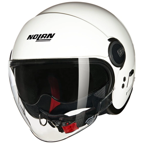Nolan N21 Classico Open Face Helmet with Visor - White - XS - SKU:NHN21V30554