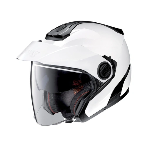 Nolan N40-5 Classic Helmet With Peak - White - S - SKU:NHN40500556