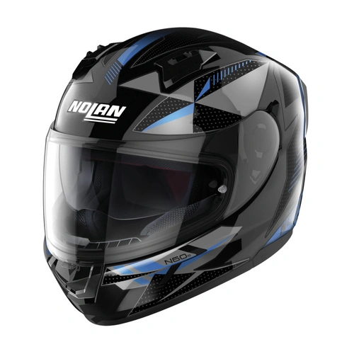 Nolan N60-6 Wiring Helmet - Black/Blue/Silver - XS - SKU:NHN60607654