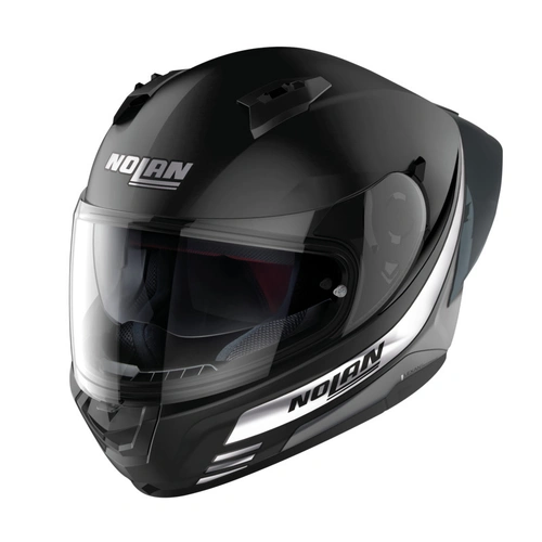 Nolan N60-6 Sport Outset Helmet - Flat Black/White - XS - SKU:NHN606S02054