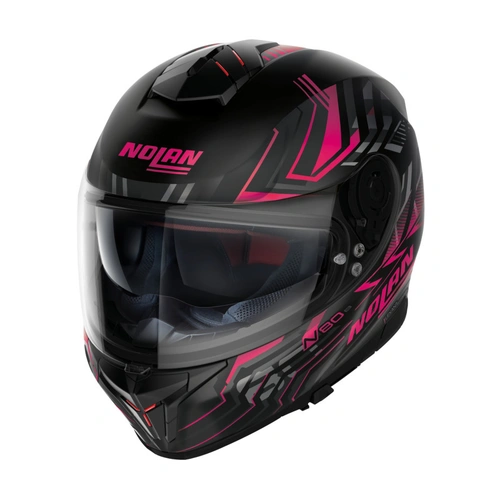 Nolan N80-8 Turbolence Helmet - Flat Black/Pink - XS - SKU:NHN80807954