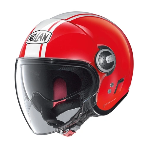 Nolan N-21 Visor Dolce Vita Helmet - Red/White - S - SKU:NLN21V296