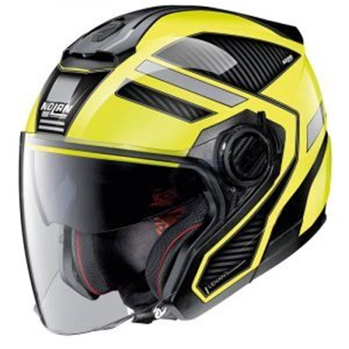 Nolan N40-5 Beltway LED Helmet - Yellow/Black - S - SKU:NLN405224