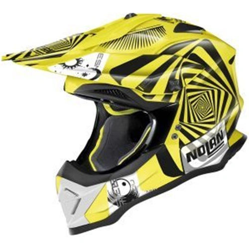 Nolan N-53 Riddler Helmet - Yellow/Black - M - SKU:NLN530387