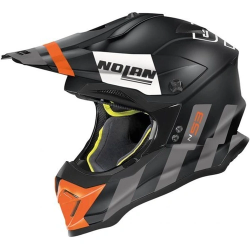 Nolan N-53 Sparkler Helmet - Black/Orange/Grey