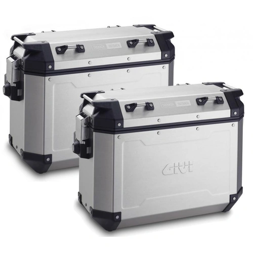 Givi Outback Trekker Side Cases [Pair] - Silver - 37L