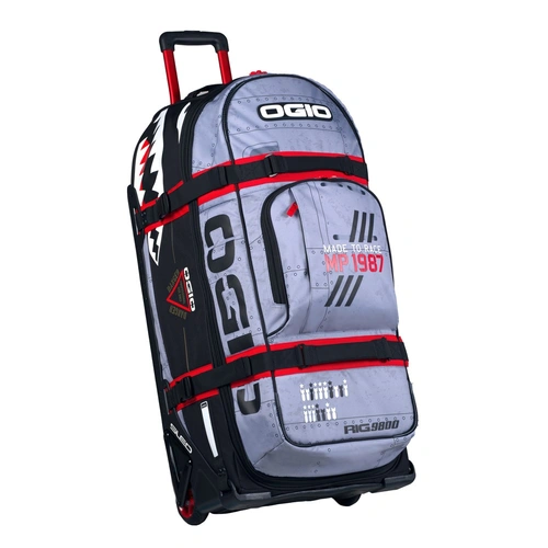Ogio Rig 9800 Spitfire Wheeled Gear Bag - Blue/Red