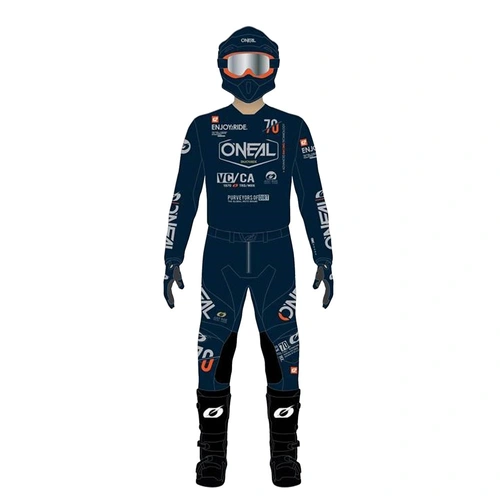 Oneal 2026 Element Brand V.26 MX Jersey - Navy Blue/Grey - S - SKU:ON0070002
