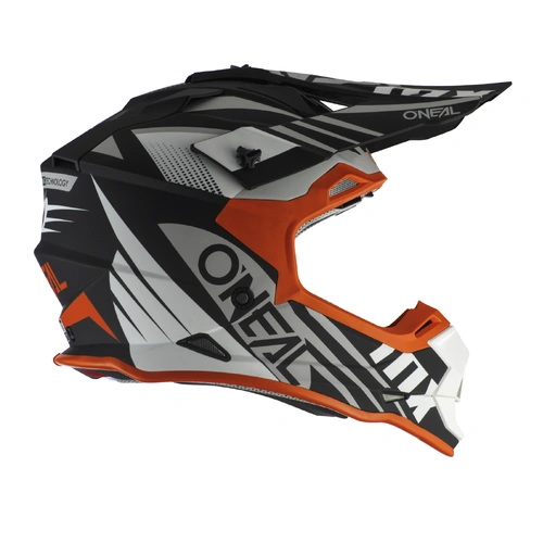 Oneal 2 Series Spyde Black White and Orange Helmet - SKU:ON0200412