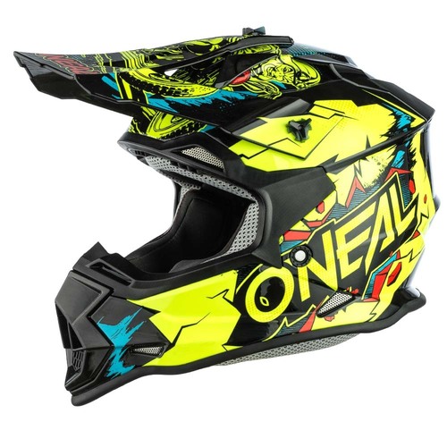 Oneal 2023 Youth 2 Series Villain Neon Yellow Helmet - Unisex - Small - Youth - Neon/Yellow - SKU:ON0200462
