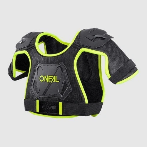 Oneal Peewee Body Armour - Neon Yellow - M/L - SKU:ON0251403