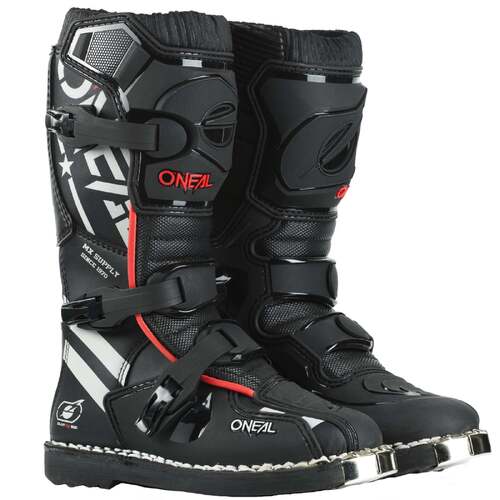 Oneal Youth Element Squadron Boots - Black/Grey
