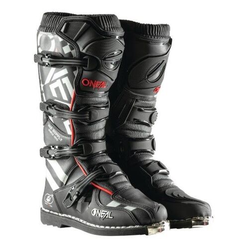 Oneal Youth Element Squadron Boots - Black/Grey - 1 - SKU:ON0332601