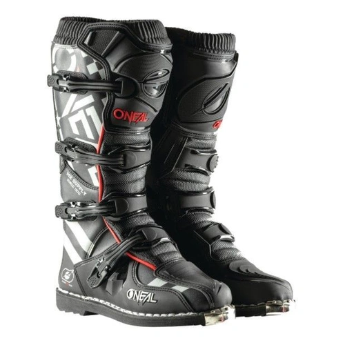 Oneal Youth Element Squadron Boots - Black/Grey - 3 - SKU:ON0332603