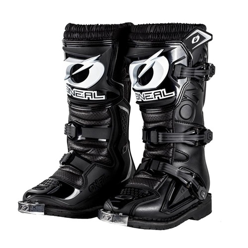 Oneal 2023 Youth Rider Pro Black Boots - Unisex - 3 - Youth - Black - SKU:ON0335103