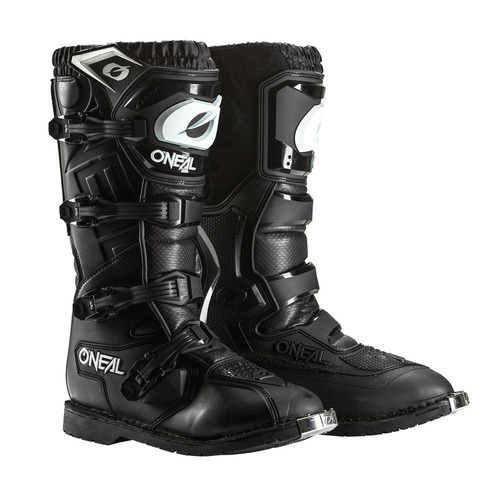 Oneal 2023 Rider Pro Black Boots - Unisex - 7 - Adult - Black - SKU:ON0335107