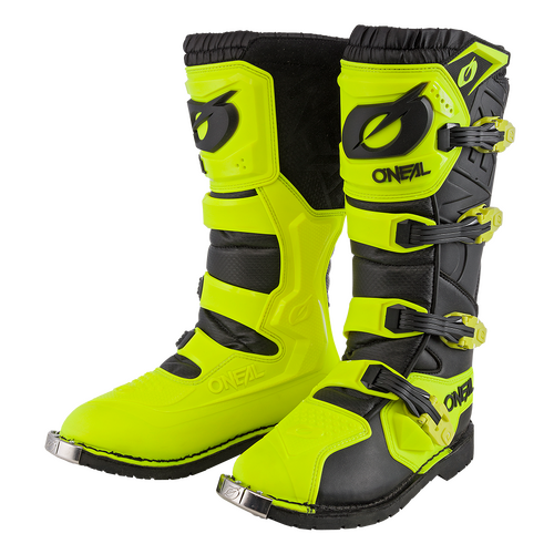 Oneal Rider Pro Boots - Neon Yellow/Black - 7 - SKU:ON0335307