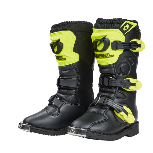 Oneal Youth Rider Pro Boots - Neon Yellow/Black - K13 - SKU:ON0336501