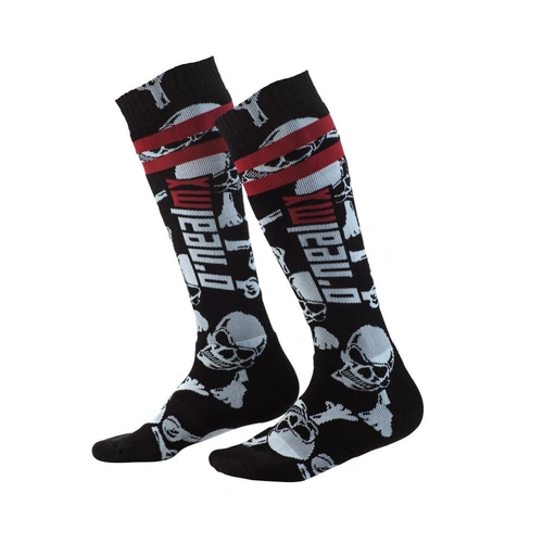 Oneal Pro MX Crossbones Sock - Black/White