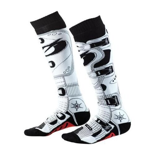 Oneal Pro MX RDX Black White Socks - SKU:ON0356758