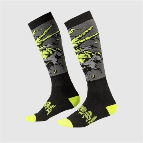Oneal Pro MX Zombie Sock - Black/Green