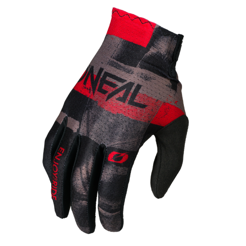 Oneal 2026 Matrix Roller V.26 MX Gloves - Grey/Red - S - SKU:ON0391268
