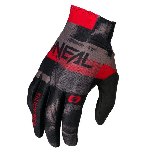 Oneal 2026 Matrix Roller V.26 MX Gloves - Grey/Red - S - SKU:ON0391268