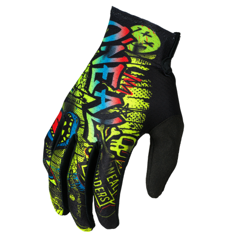 Oneal 2026 Matrix Youth Rancid V.26 MX Gloves - Black/Neon Yellow - M - SKU:ON0391405