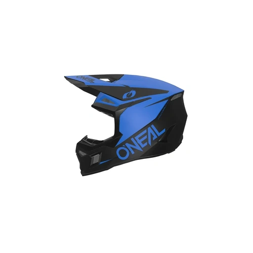 Oneal 2026 3SRS Solid V.26 MX Helmet - Blue/Black - XS - SKU:ON0625021