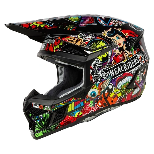 Oneal 3SRS Crank Helmet - Multi