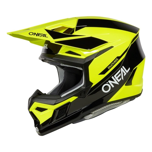 Oneal 2025 Race Helmet - Black/Yellow - XS - SKU:ON0625431