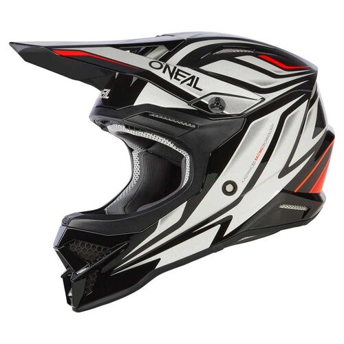 Oneal 2023 3 Series Vertical Black White Helmet