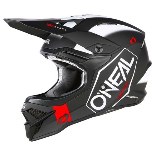 Oneal 23 3SRS HL HEXX BK/WT 2X - SKU:ON0627286