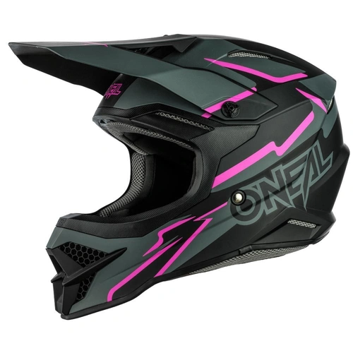 Oneal 3 Series Voltage Helmet - Black/Pink - XL - SKU:ON0627585