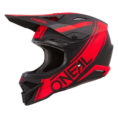 Oneal 24 3 SRS Racewear Helmet - Black/Red