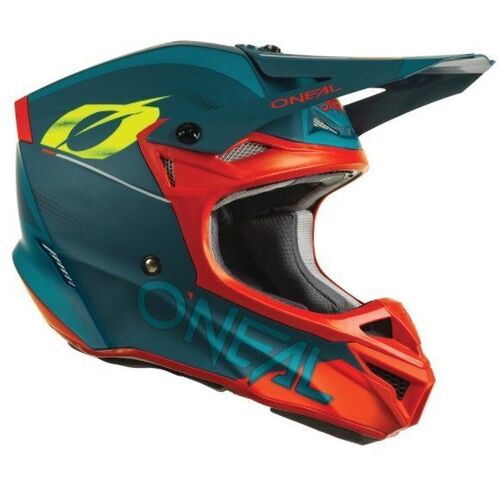 Oneal 5 Series Haze Helmet - Blue/Red - XS - SKU:ON0628311