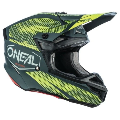 Oneal 5 SRS Covert Helmet - Charcoal/Neon Yellow - L - SKU:ON0628474