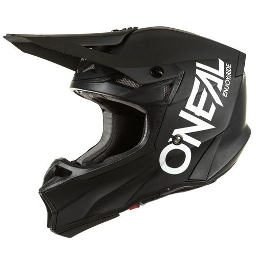 Oneal 2023 10 Series Elite Black White Helmet - SKU:ON0630221