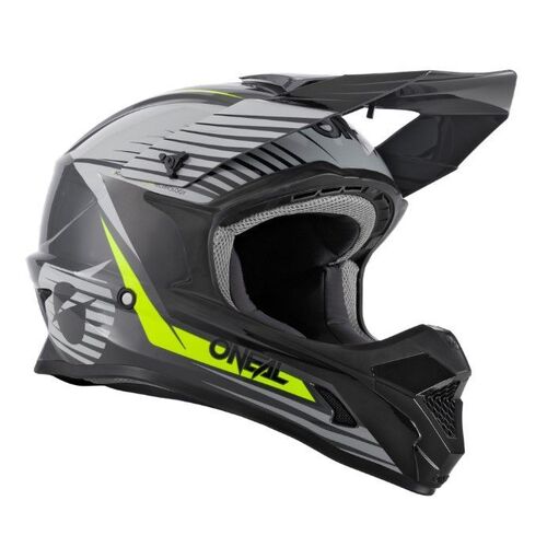 Oneal 2023 1 Series Stream Grey Neon Yellow Helmet - SKU:ON0632023