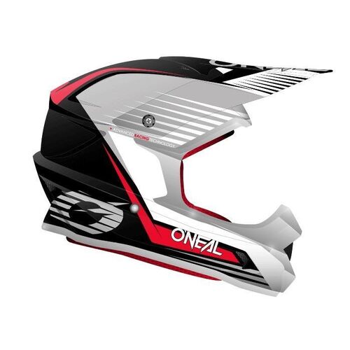 Oneal 2023 1 Series Stream Helmet - Black/Red - M - SKU:ON0632033