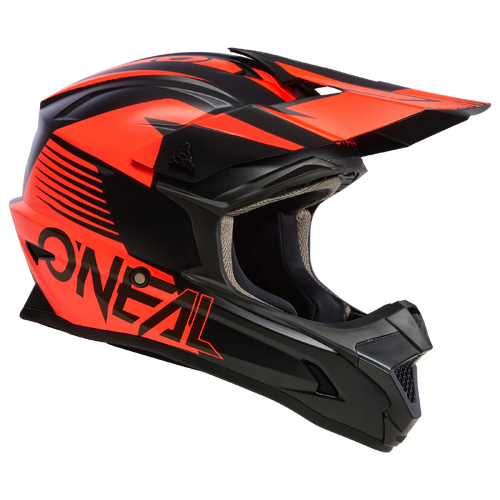 Oneal 2023 Youth 1 Series Stream Helmet - Black/Red (Neon Orange) - M - SKU:ON0632Y73
