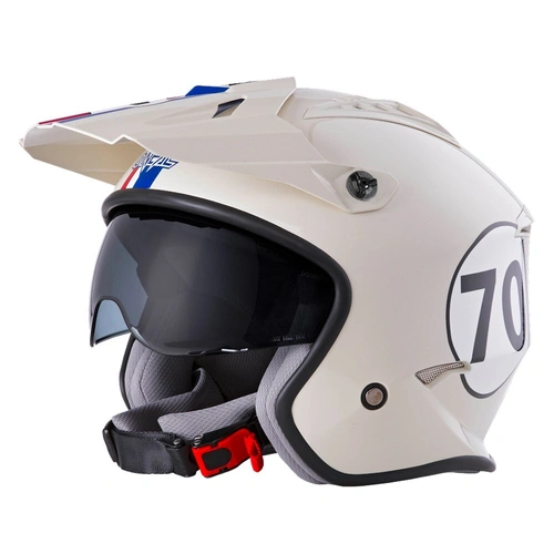 Oneal 2025 Volt Herbie Helmet - White/Red/Blue - XS - SKU:ON0635031