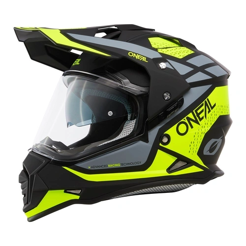 Oneal Sierra R Helmet - Yellow/Black/Grey - XL - SKU:ON0818075