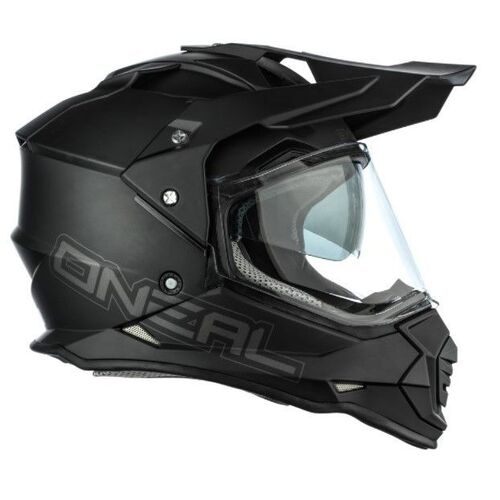Oneal 2022 Sierra II Flat Black Helmet - Unisex - Small - Adult - Black - SKU:ON0818502