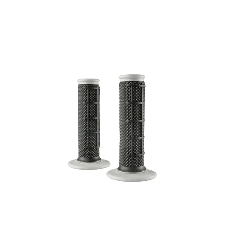 Oneal Dual Comp Half Waffle Grips - Black/Grey - 7/8''