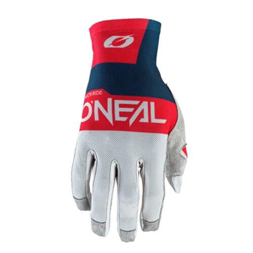 Oneal 2023 Airwear Slam Grey Blue Red Gloves - Unisex - X-Large - Adult - Grey/Blue/Red - SKU:ONA030211